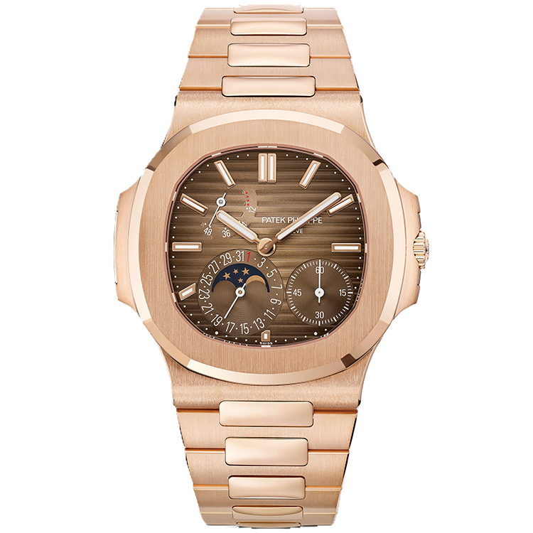 Patek Philippe Nautilus 5712/1R chocolate dial rose gold case rose gold bracelet 40mm