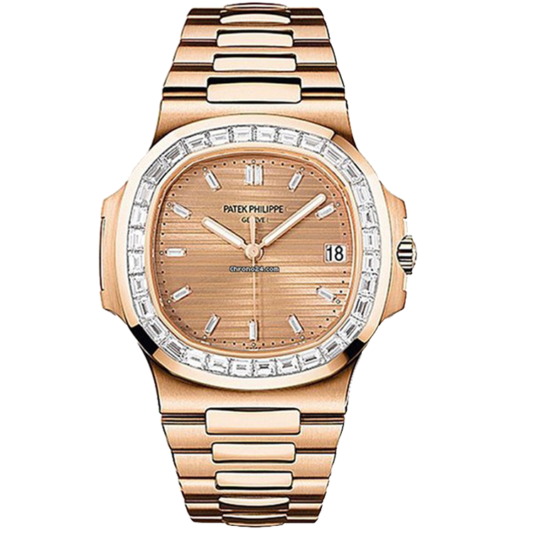 Patek Philippe Nautilus 5723/1R champagne dial rose gold case rose gold bracelet 40mm