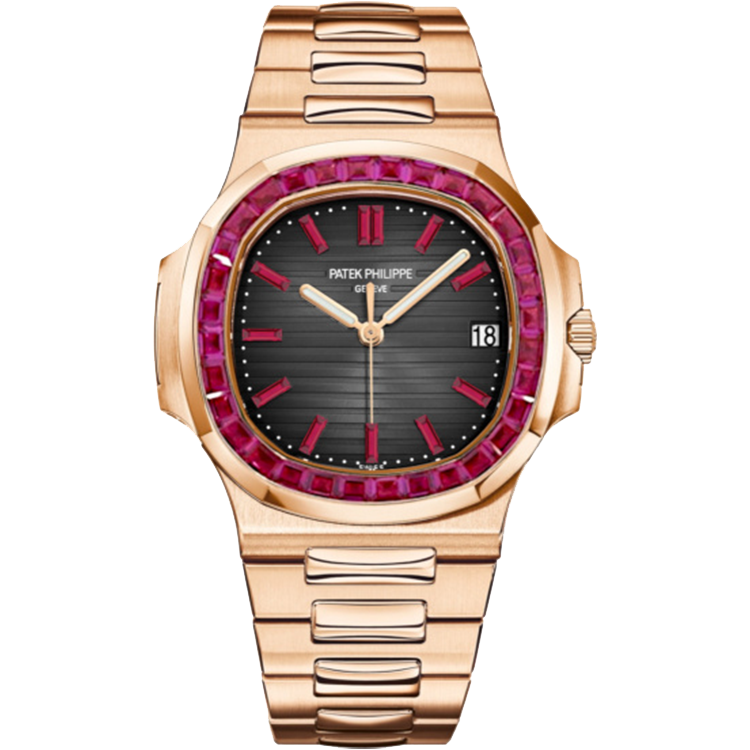 Patek Philippe Nautilus 5723/112R black dial rose gold case rose gold bracelet 40.5mm