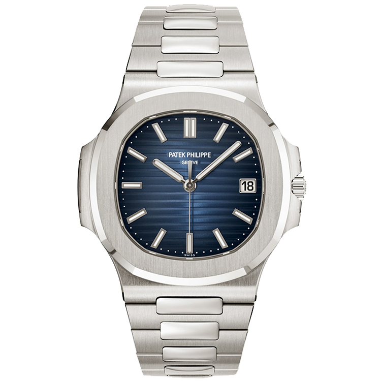 Patek Philippe Nautilus 5811 blue dial white gold case white gold bracelet 41mm