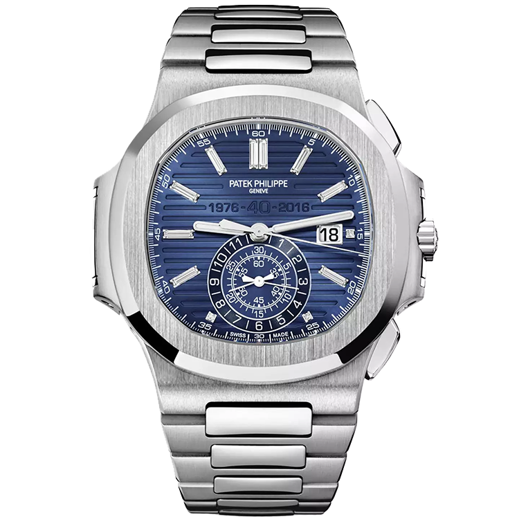 Patek Philippe Nautilus 5976/1G blue dial white gold case white gold bracelet 44mm