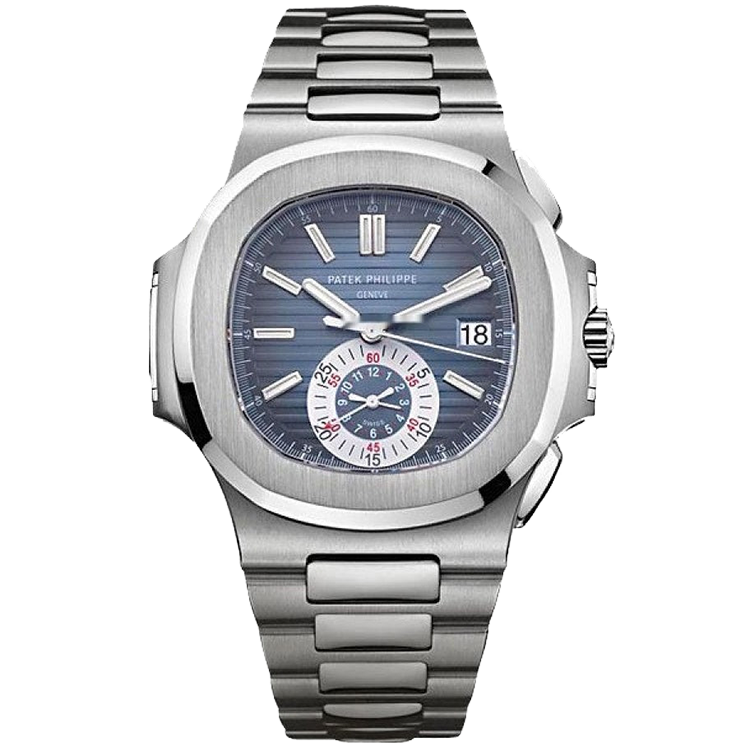 Patek Philippe Nautilus 5980/1A blue dial steel case steel bracelet 40.5mm