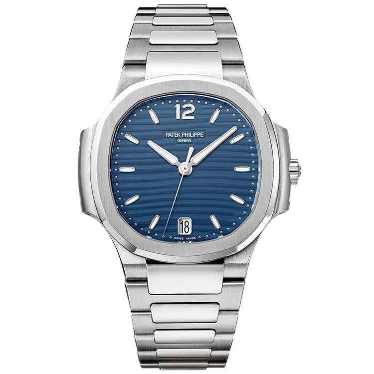 Patek Philippe Lady Nautilus 7118/1A blue dial steel case steel bracelet 35mm