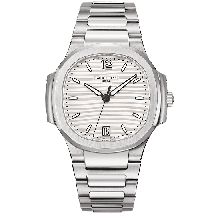 Patek Philippe Lady Nautilus 7118/1A white dial steel case steel bracelet 35mm