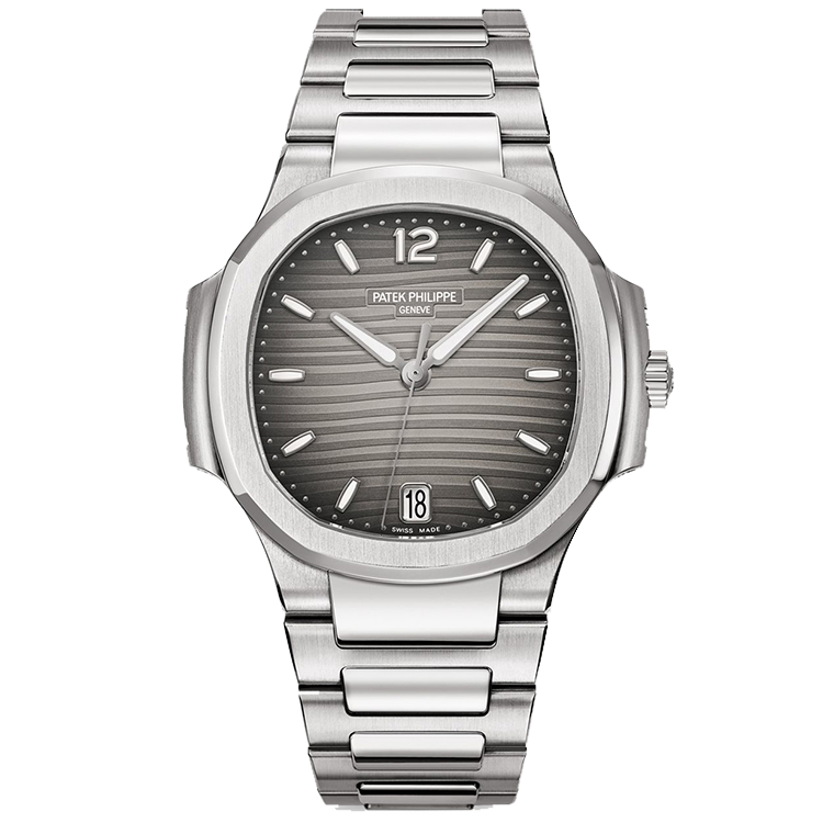 Patek Philippe Lady Nautilus 7118/1A grey dial steel case steel bracelet 35mm