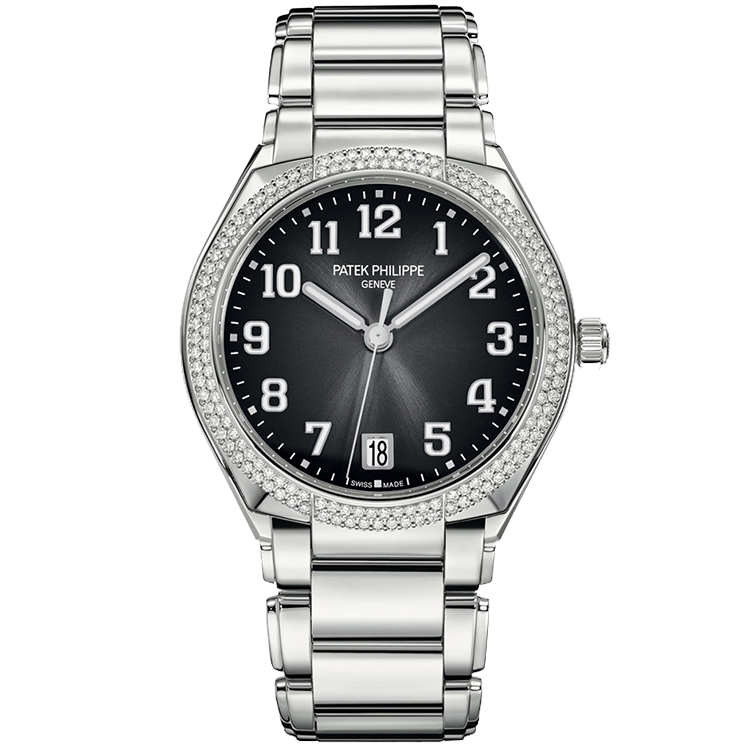 Patek Philippe Twenty~4 7300/1200A black dial steel case steel bracelet 36mm