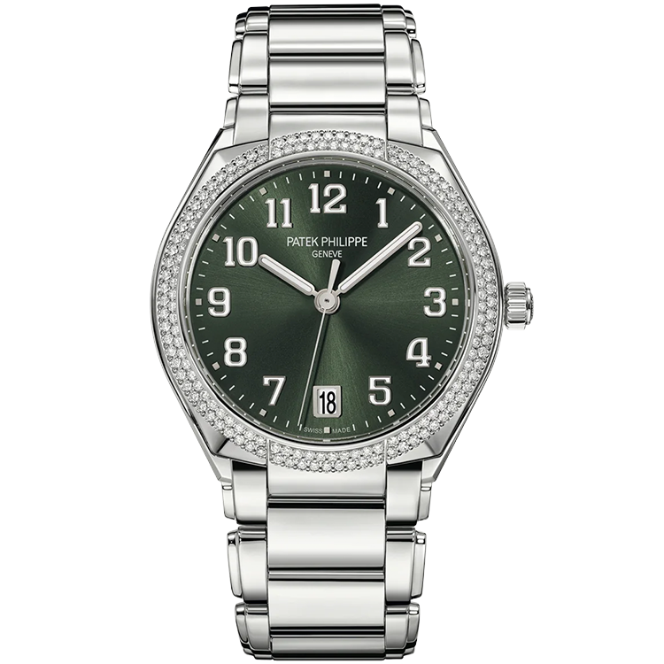 Patek Philippe Twenty~4 7300/1200A green dial steel case steel bracelet 36mm