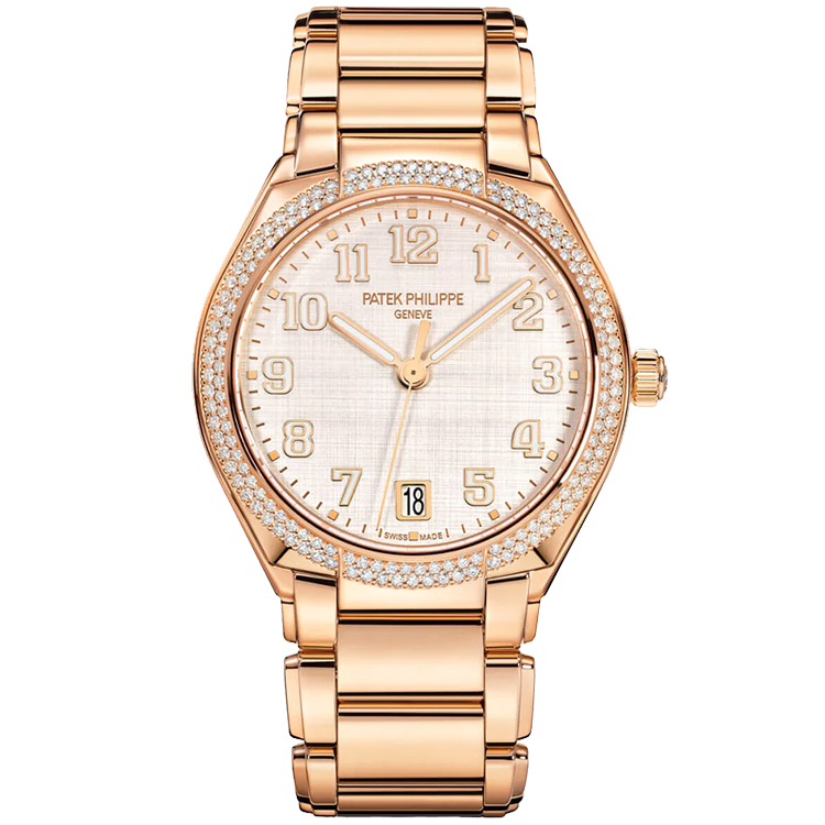 Patek Philippe Twenty~4 7300/1200A white dial rose gold case rose gold bracelet 36mm