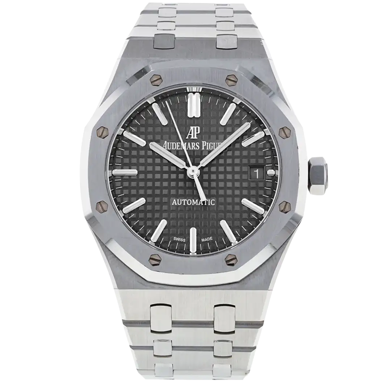 Audemars Piguet Royal Oak, 15450ST, Grey dial, Steel case, Steel bracelet, 37mm