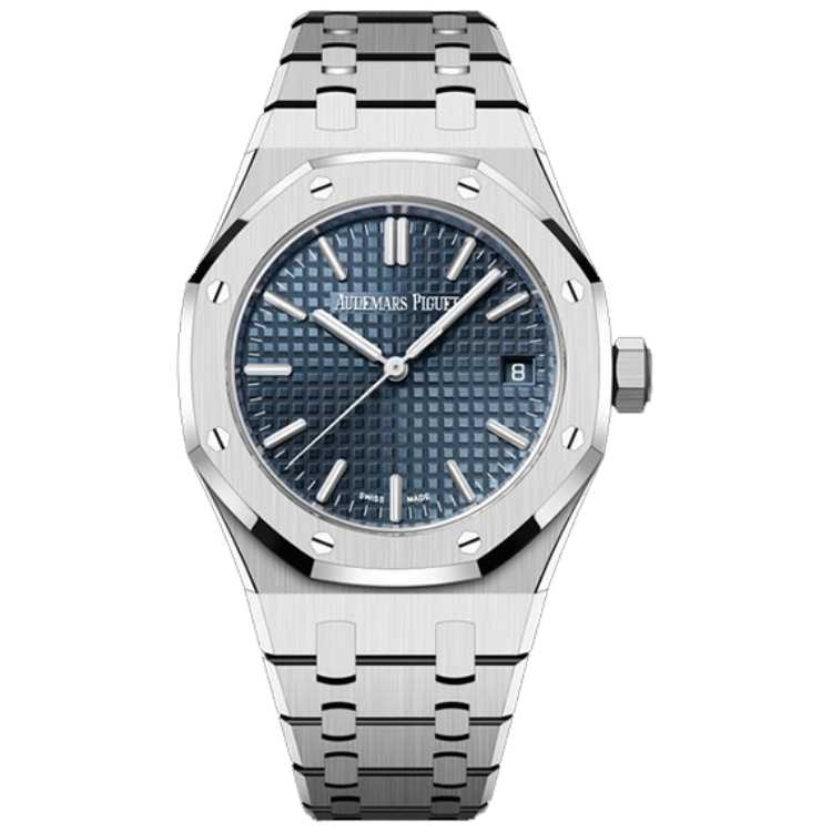 Audemars Piguet Royal Oak, 15550ST, Blue dial, Steel case, Steel bracelet, 37mm