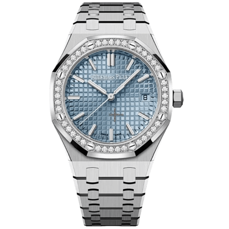 Audemars Piguet Royal Oak, 15551ST, Blue dial, Steel case, Steel bracelet, 37mm