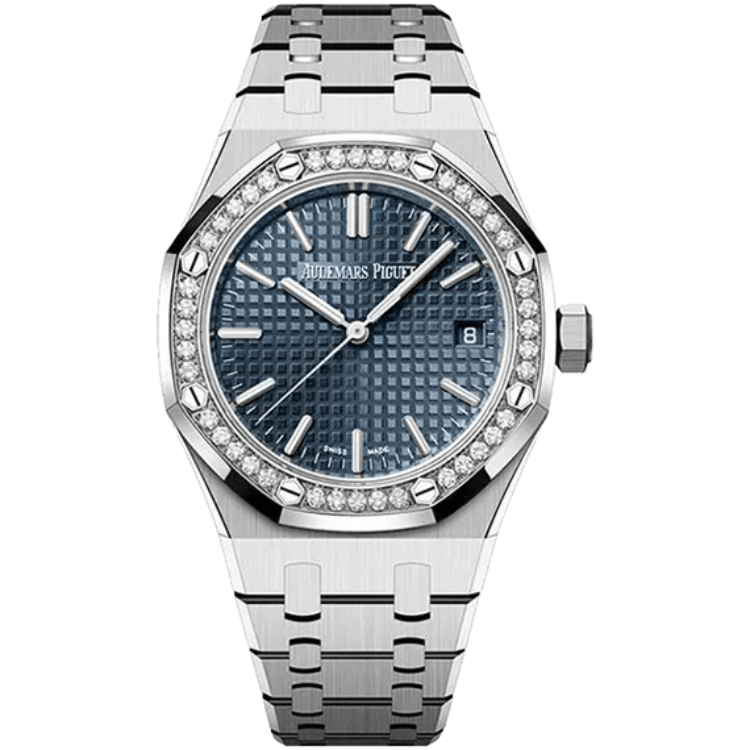 Audemars Piguet Royal Oak, 15551ST, Blue dial, Steel case, Steel bracelet, 37mm