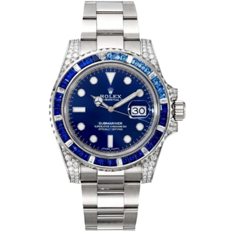 Rolex Submariner ref. 116659SABR blue dial white gold case white gold bracelet 40mm