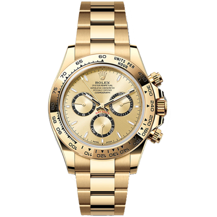Rolex Daytona ref. 126508 champagne dial yellow gold case yellow gold bracelet 40mm