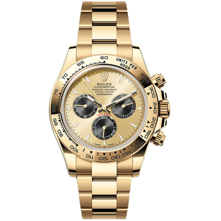 Rolex Daytona ref. 126508 champagne dial yellow gold case yellow gold bracelet 40mm