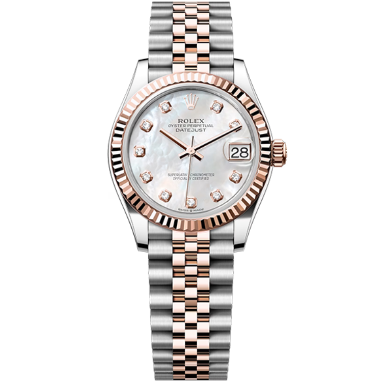 Rolex Datejust ref. 278271 mother of pearl dial steel case two-tone bracelet 31mm