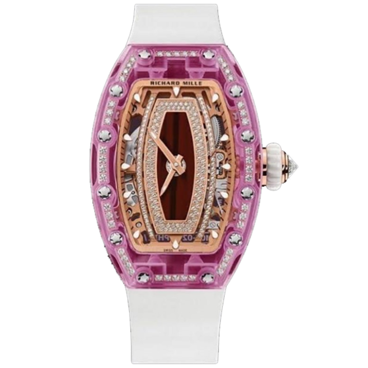 Richard Mille RM 07-02 Mother of Pearl skeleton dial sapphire case 46mm