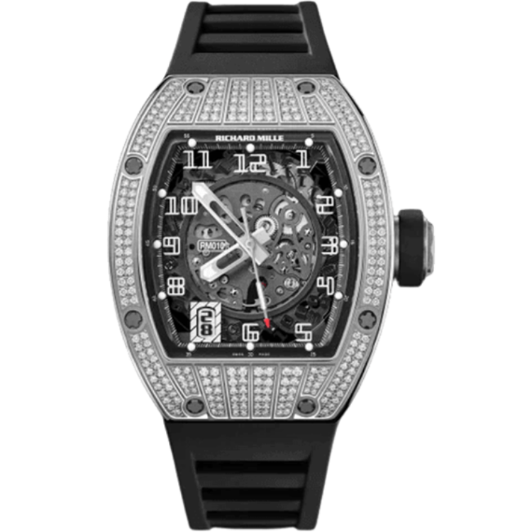 Richard Mille RM 010 Skeleton skeleton dial white gold case 48mm