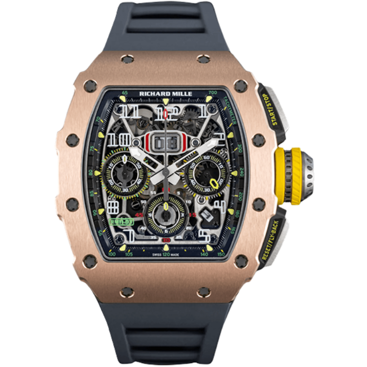 Richard Mille RM 11-03 Skeleton Felipe Massa skeleton dial rose gold case 44.5mm