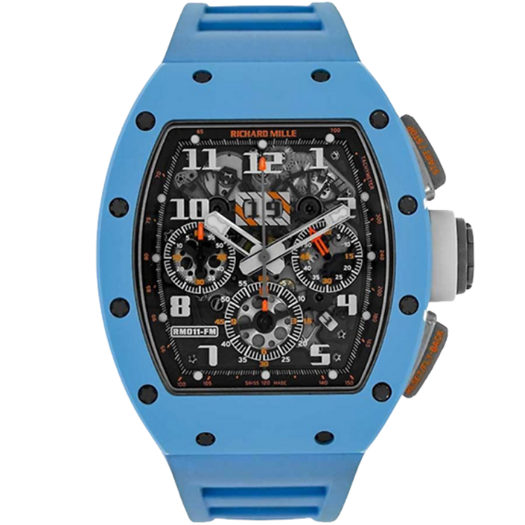 Richard Mille RM 011 Skeleton Felipe Massa, Last Edition skeleton dial ceramic case 50mm