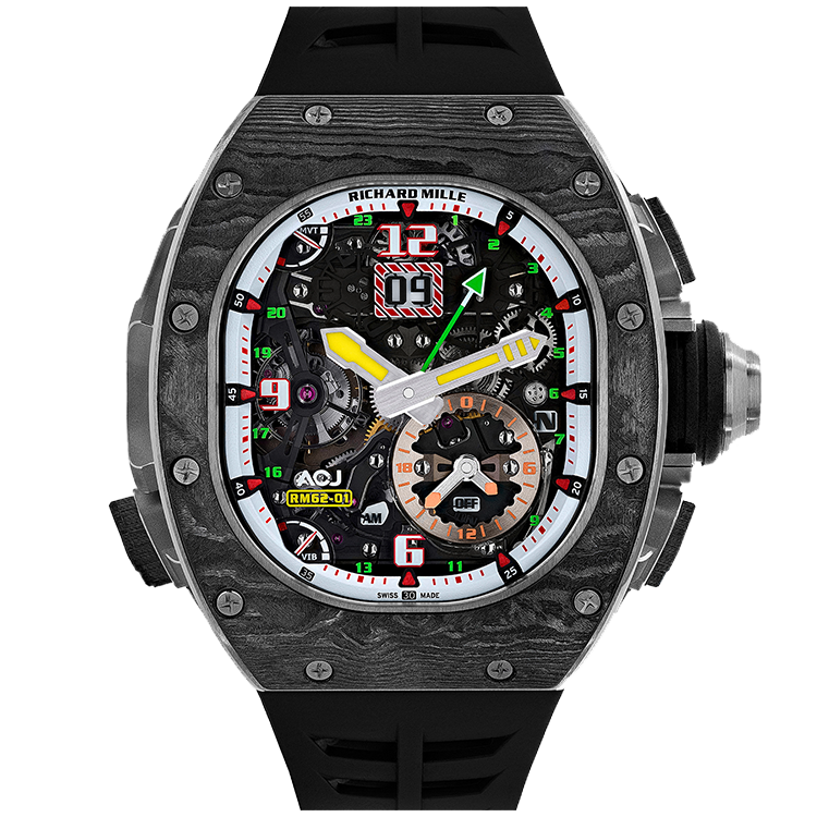 Richard Mille RM 62-01 Skeleton Tourbillon skeleton dial titanium case 50mm