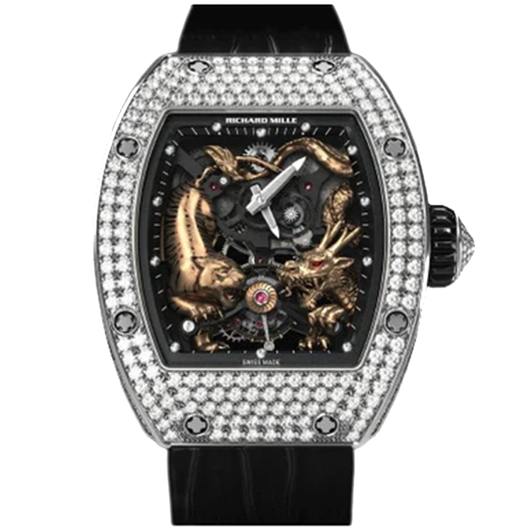 Richard Mille RM 51-01 Skeleton - Limited 20 Michelle Yeoh Tiger & Dragon skeleton dial white gold case 43mm