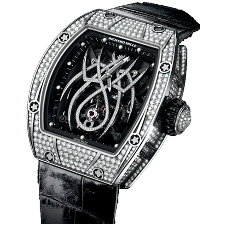 Richard Mille RM 19-01 Skeleton - Limited 20 Natalie Portman skeleton dial white gold case 45mm