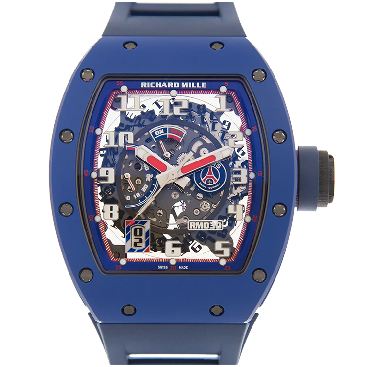Richard Mille RM 030 Skeleton - Limited 10 Paris Saint-Germain Edition skeleton dial ceramic case 50mm