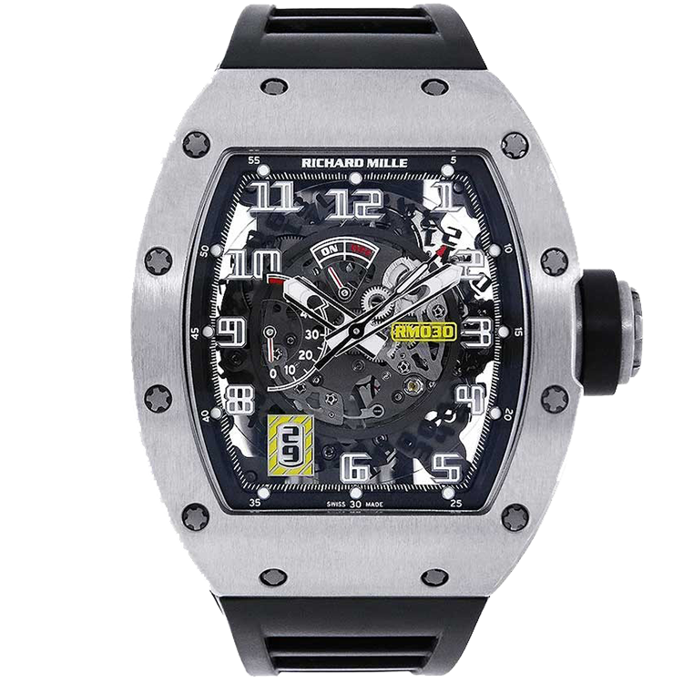 Richard Mille RM 030 Skeleton skeleton dial titanium case 50mm