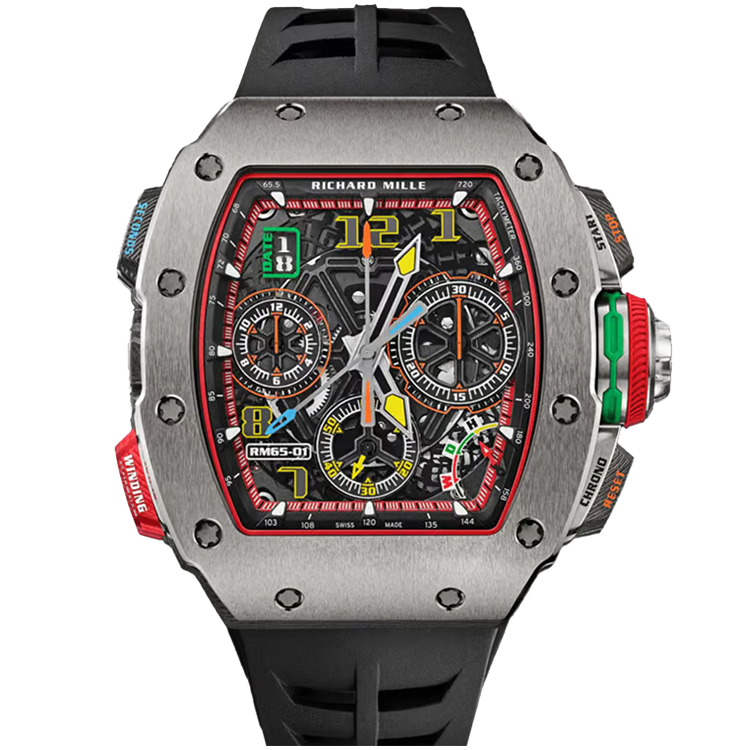 Richard Mille RM 65-01 Skeleton Chronograph skeleton dial rose gold case 50mm