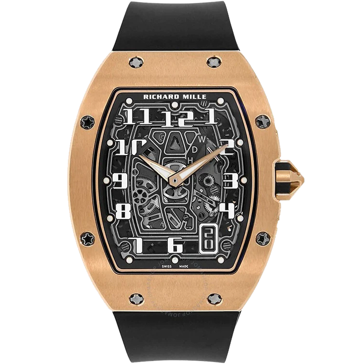 Richard Mille RM 67-01 Skeleton skeleton dial rose gold case 47.5mm