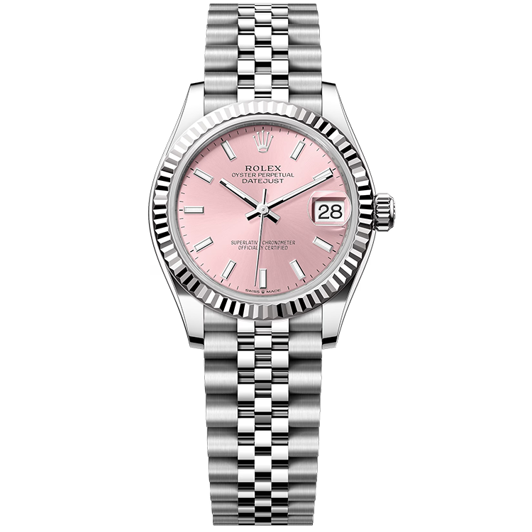 Rolex Datejust ref. 278274 pink dial steel case steel bracelet 31mm
