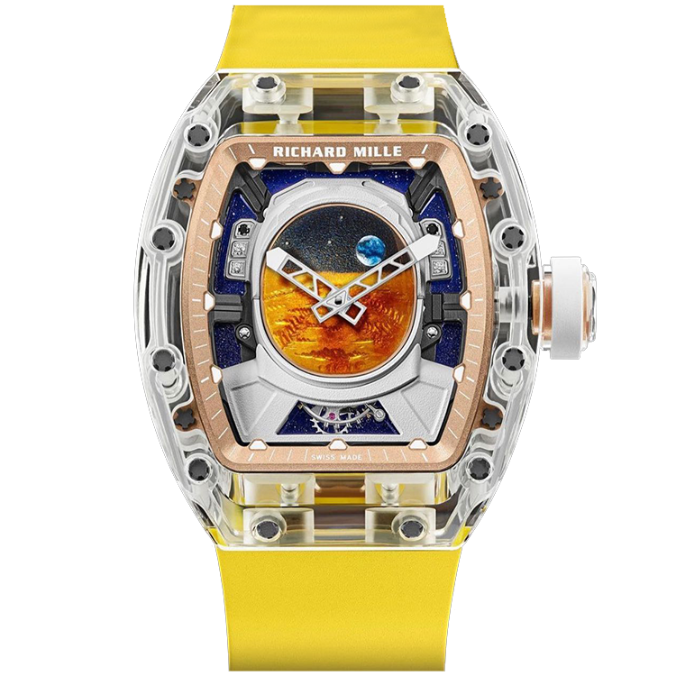 Richard Mille RM 52-05 Skeleton Pharrell Williams skeleton dial sapphire case 50mm