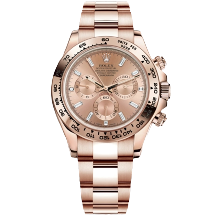 Rolex Daytona ref. 116505 rose gold dial rose gold case rose gold bracelet 40mm