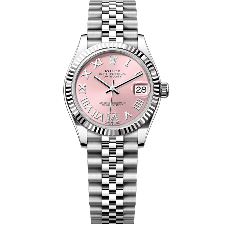 Rolex Datejust ref. 278274 pink dial steel case steel bracelet 31mm