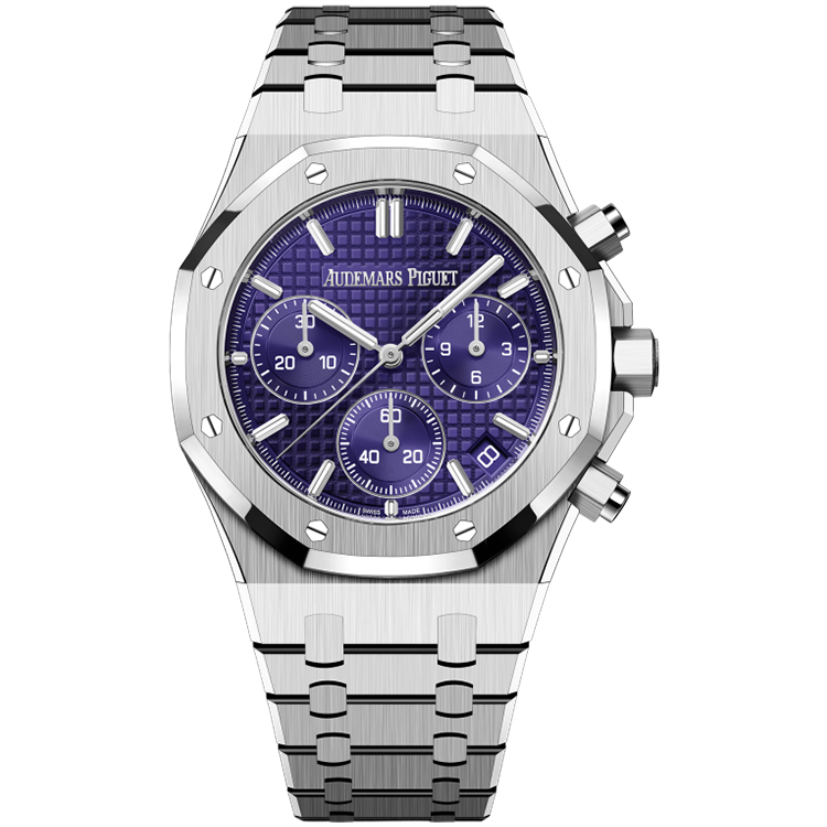 Audemars Piguet Royal Oak, 26240BC, Purple dial, White Gold case, White Gold bracelet, 41mm