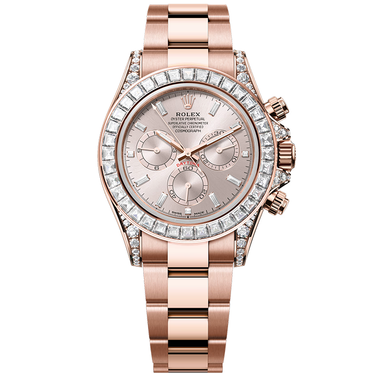 Rolex Daytona ref. 126595TBR rose gold dial rose gold case rose gold bracelet 40mm
