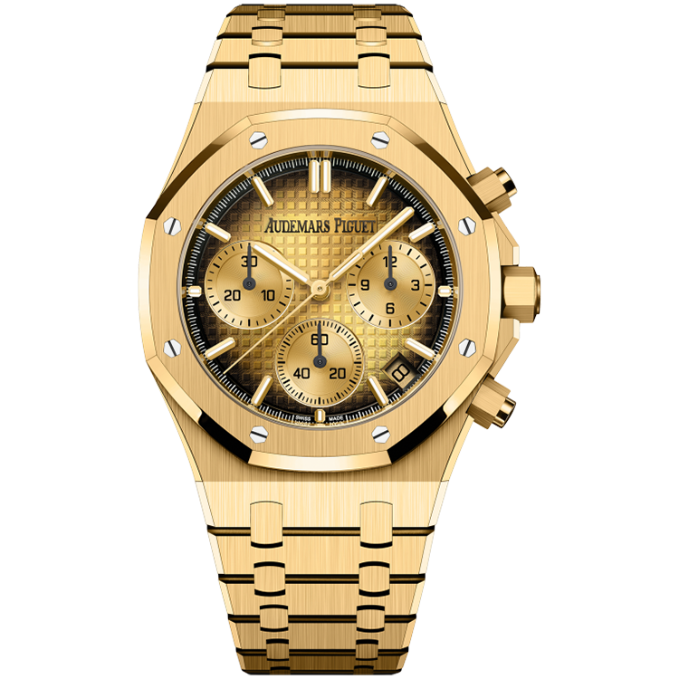 Audemars Piguet Royal Oak, 26240BA, Champagne dial, Yellow Gold case, Yellow Gold bracelet, 41mm
