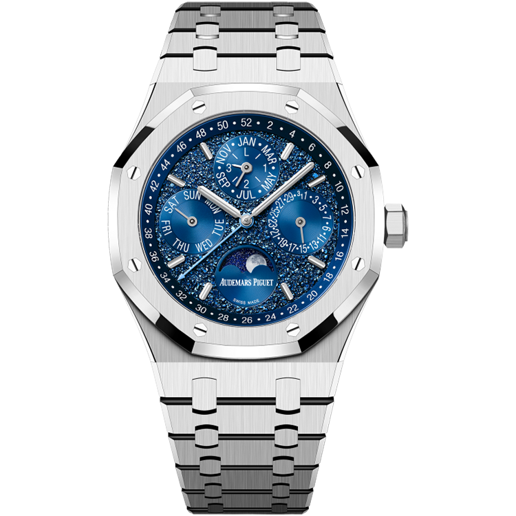 Audemars Piguet Royal Oak, 26574BC, Blue dial, White Gold case, White Gold bracelet, 41mm