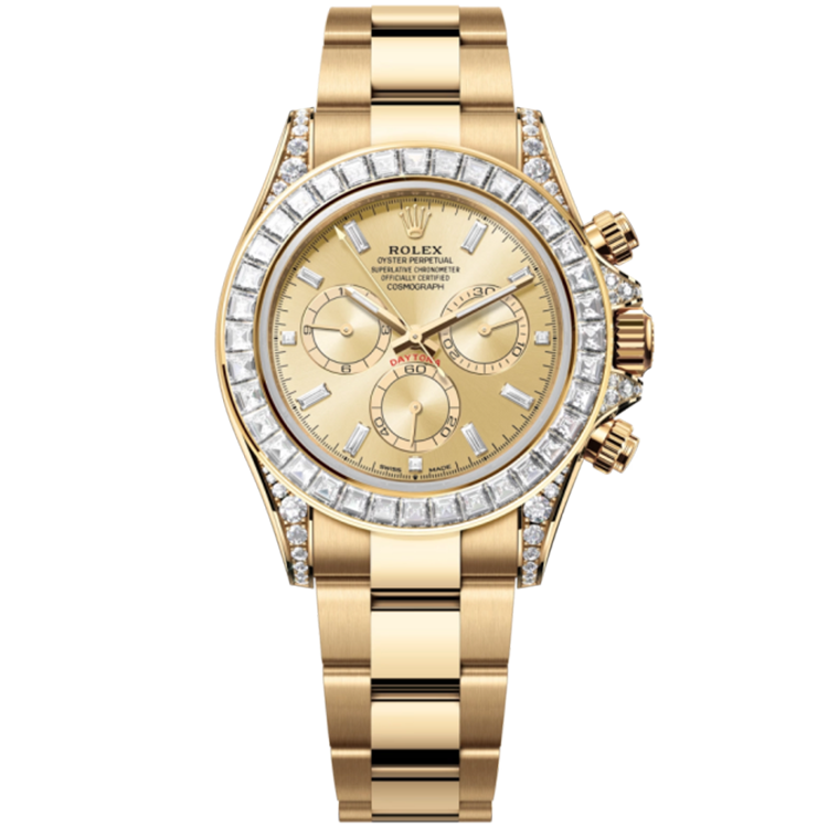 Rolex Daytona ref. 126598TBR champagne dial yellow gold case yellow gold bracelet 40mm