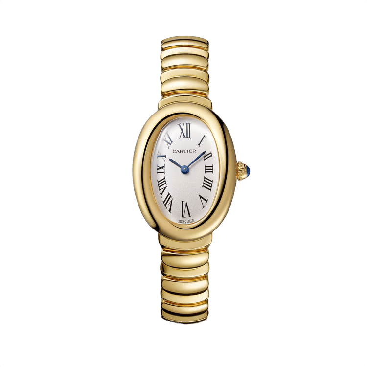 Cartier Baignoire ref. WGBA0013 white dial yellow gold case yellow gold bracelet 23.09mm
