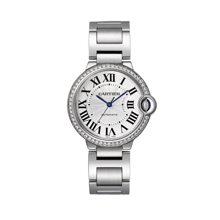 Cartier Ballon Bleu Medium ref. W4BB0024 white dial steel case steel bracelet 36mm