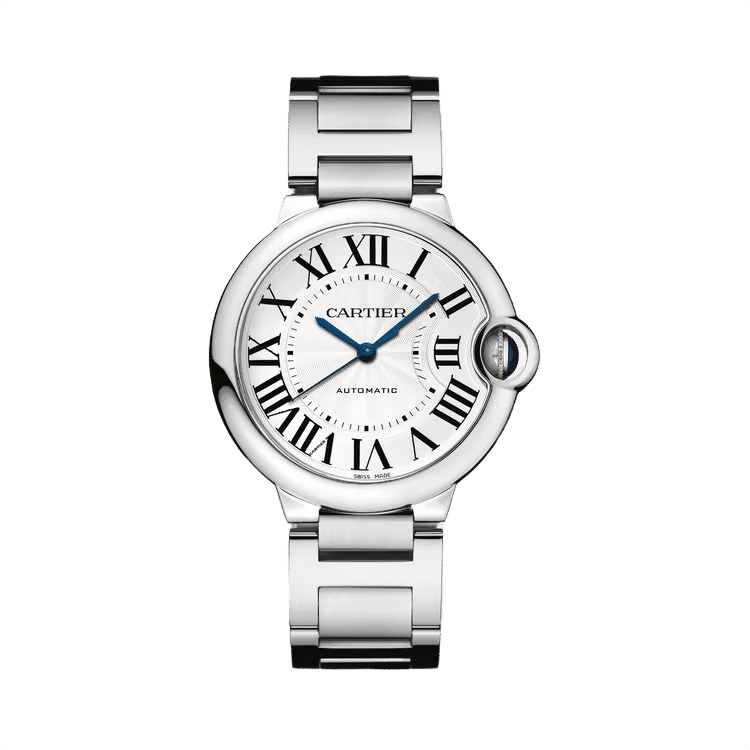 Cartier Ballon Bleu Medium ref. WSBB0048 silver dial steel case steel bracelet 36mm