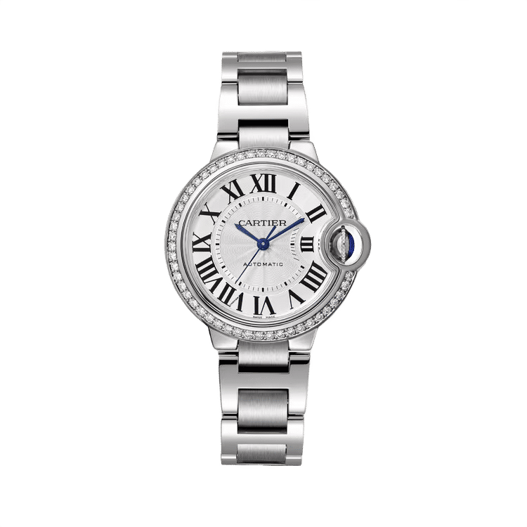 Cartier Ballon Bleu Small ref. W4BB0023 white dial steel case steel bracelet 33mm