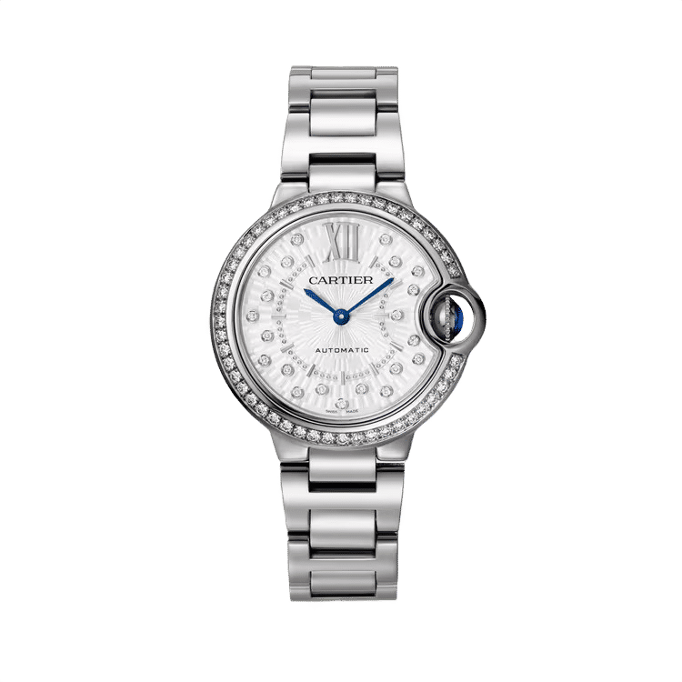 Cartier Ballon Bleu Small ref. W4BB0035 white dial steel case steel bracelet 33mm