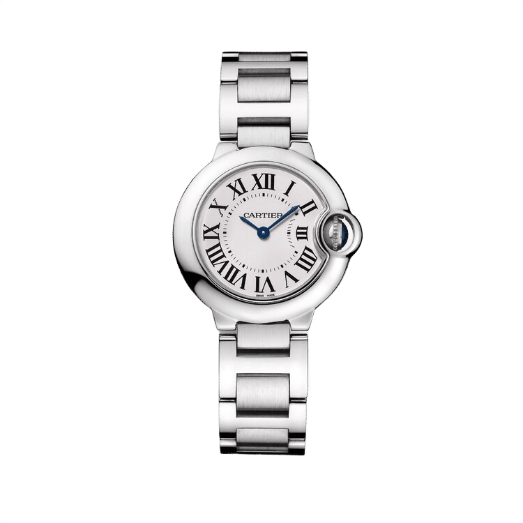 Cartier Ballon Bleu Small ref. WSBB0067 white dial steel case steel bracelet 28mm