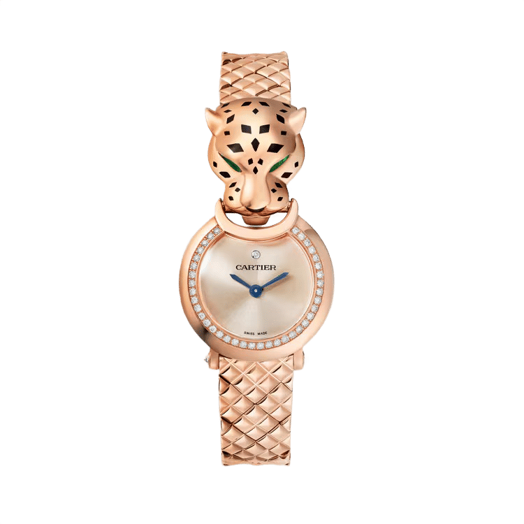 Cartier La Panthère ref. HPI01381 rose gold dial rose gold case rose gold bracelet 23.6mm