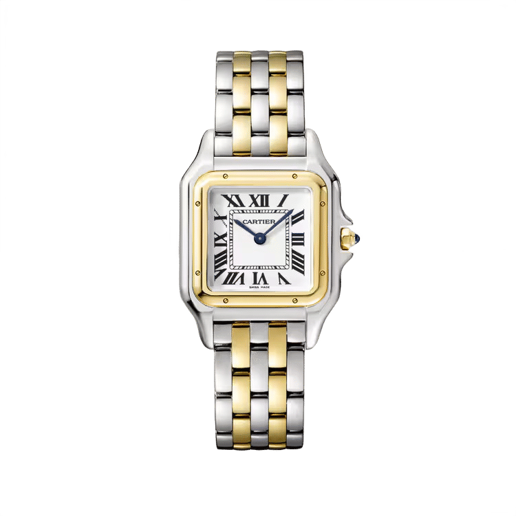 Cartier Panthère Medium ref. W2PN0007 white dial two-tone case two-tone bracelet 37mm