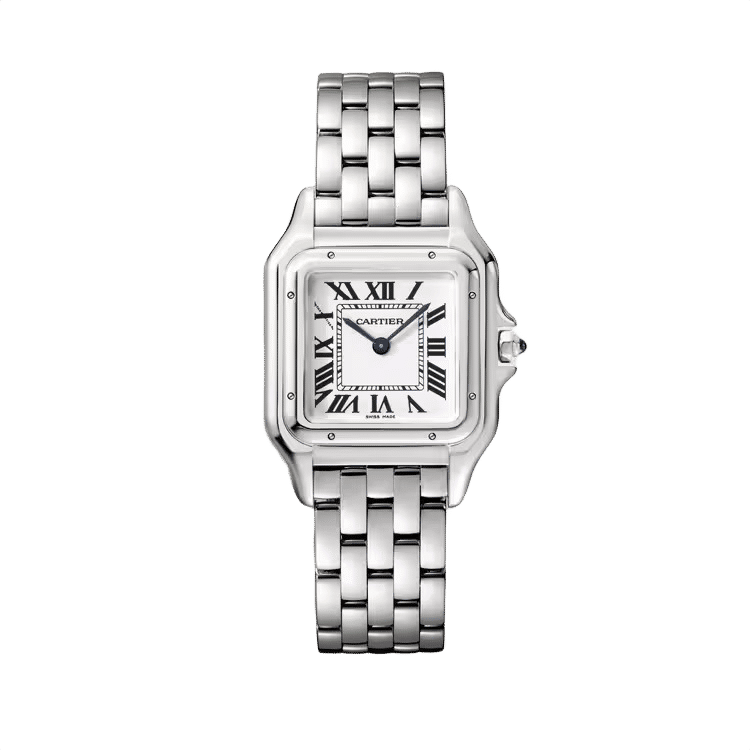 Cartier Panthère Medium ref. WSPN0007 white dial steel case steel bracelet 27mm