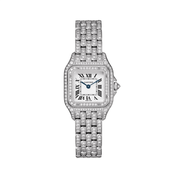Cartier Panthère Small ref. HPI01129 silver dial white gold case white gold bracelet 23mm